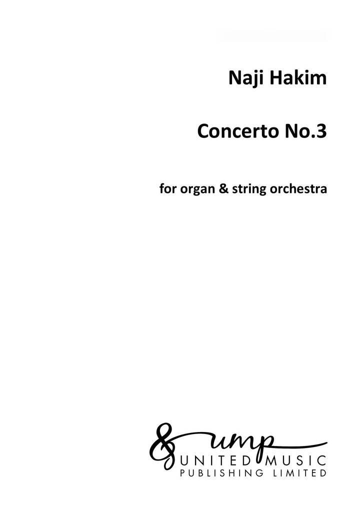 Concerto No.3 for Organ & String Orchestra