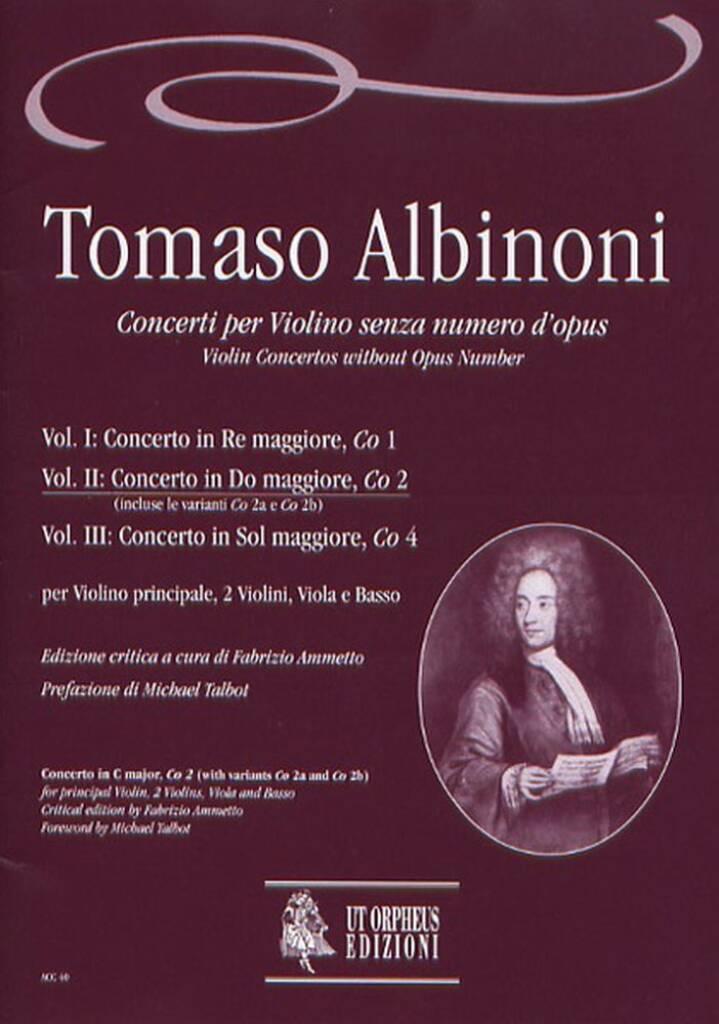 Concerti per Violino senza numero d?opus - Vol. II