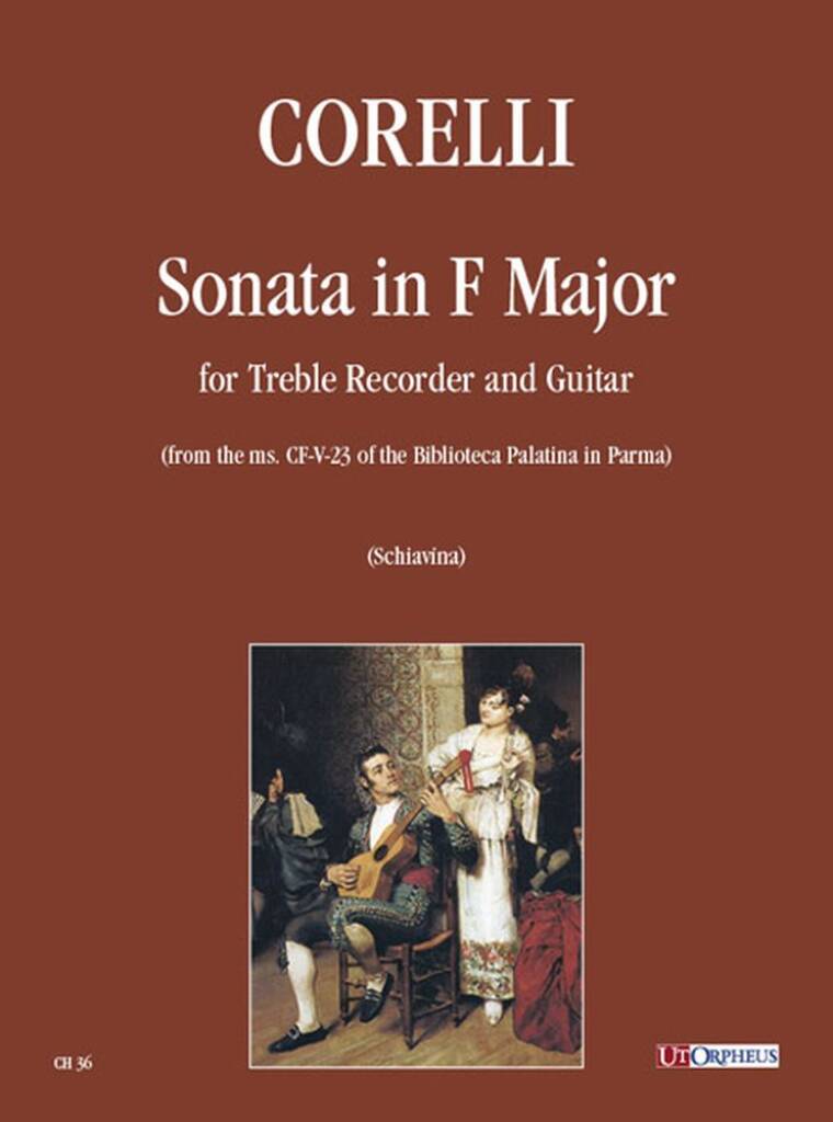 Sonata In F Major Treble Recorder/Guitar
