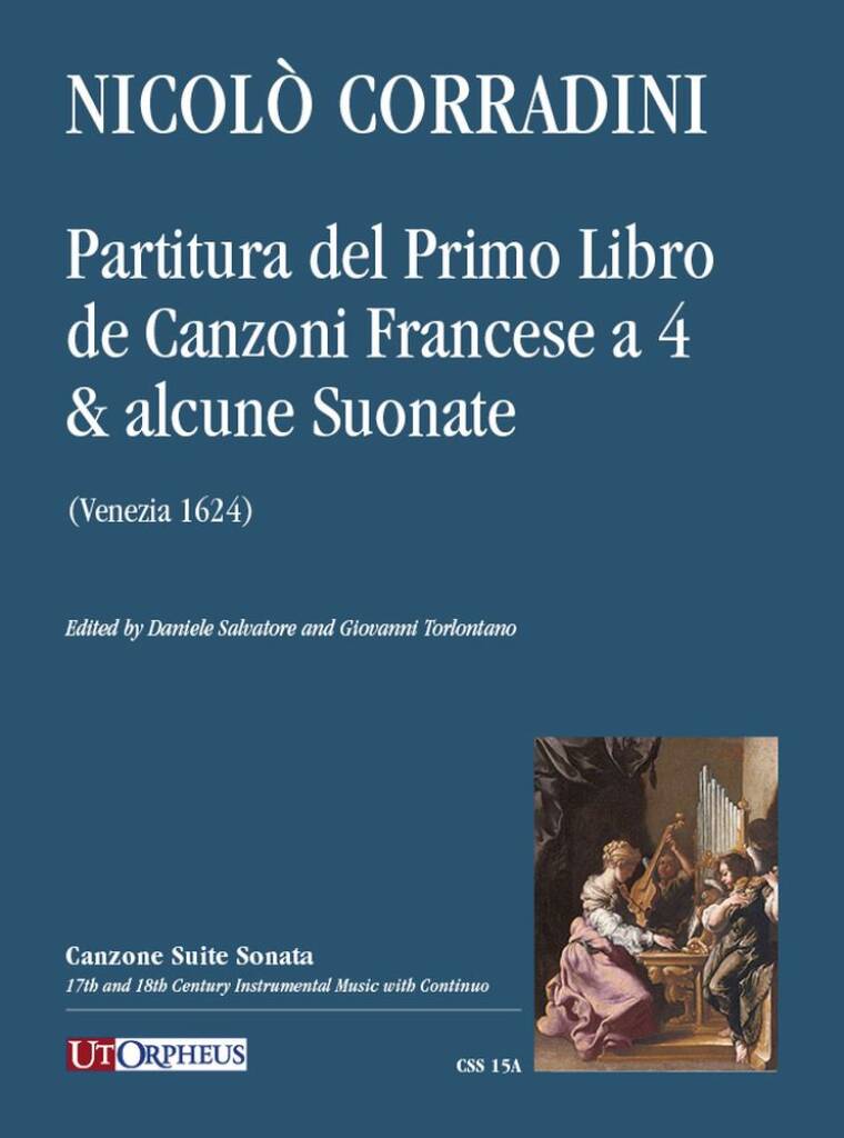 Partitura del Primo Libro de Canzoni Francese a 4