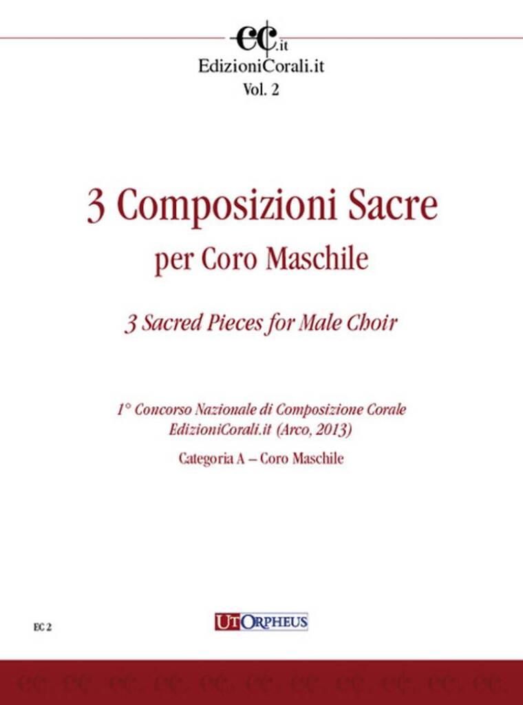 3 Composizioni Sacre per Coro Maschile