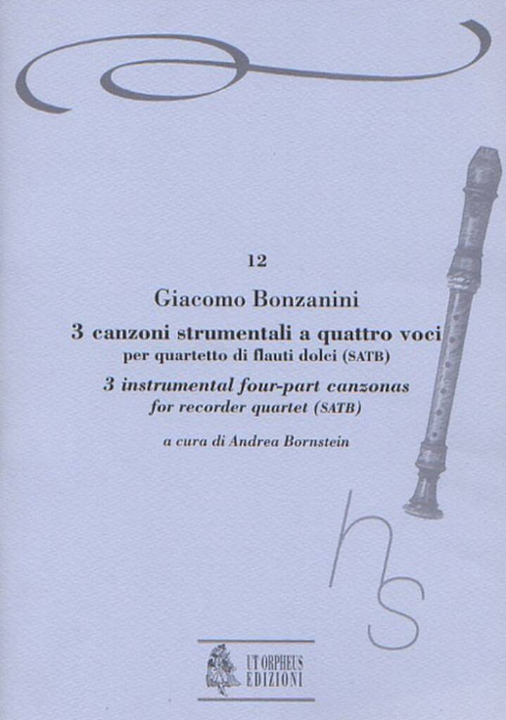3 Canzoni strumentali a quattro voci
