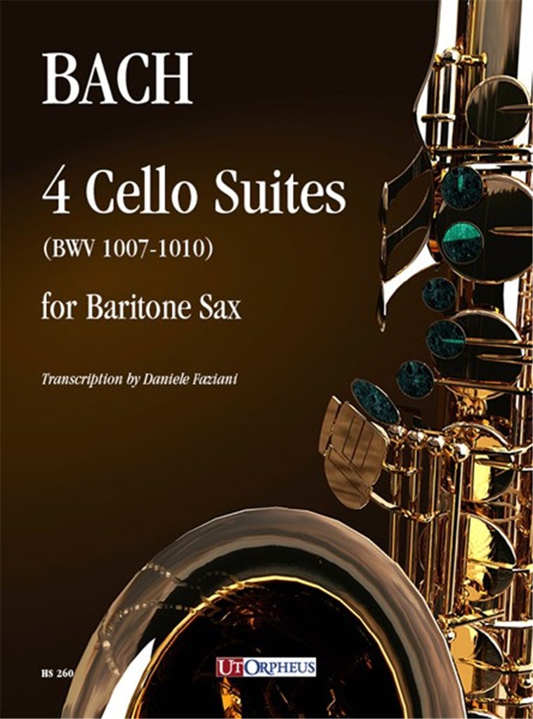 4 Suites per Violoncello per Sax Baritono