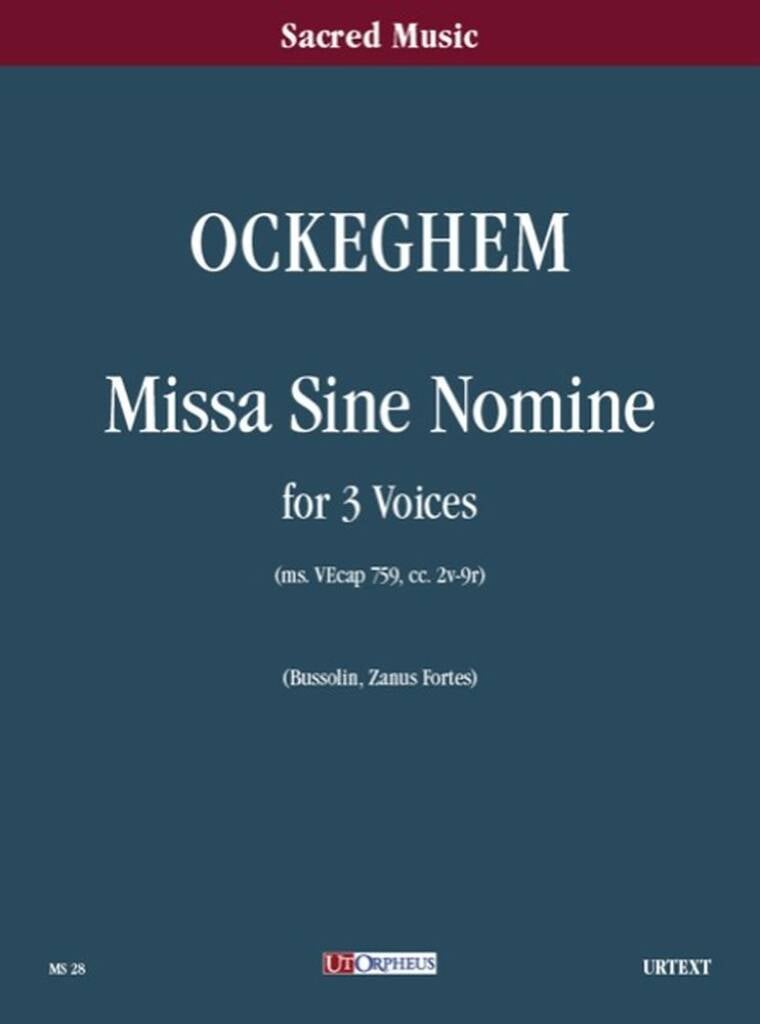 Missa sine nomine a 3 voci