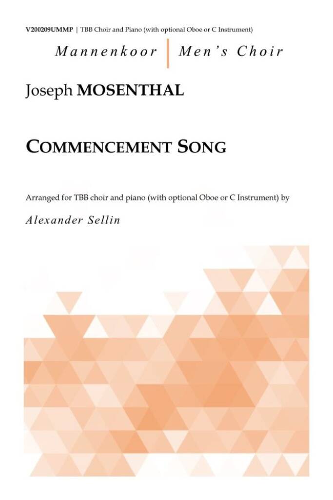 Commencement Song for TBB Choir and Piano