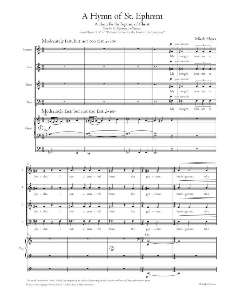 A Hymn of St. Ephrem