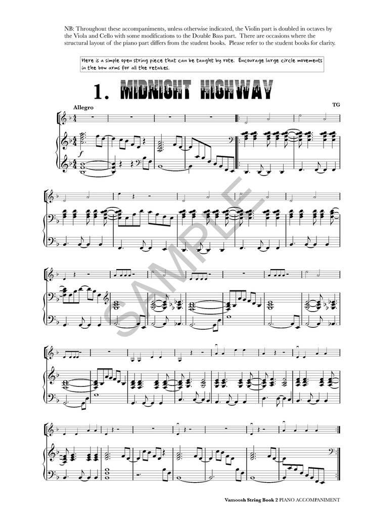 Vamoosh String Book 2 Piano Accompaniment
