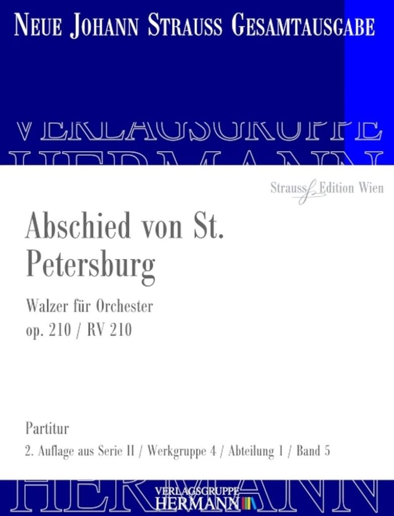 Abschied von St. Petersburg Op. 210 RV 210