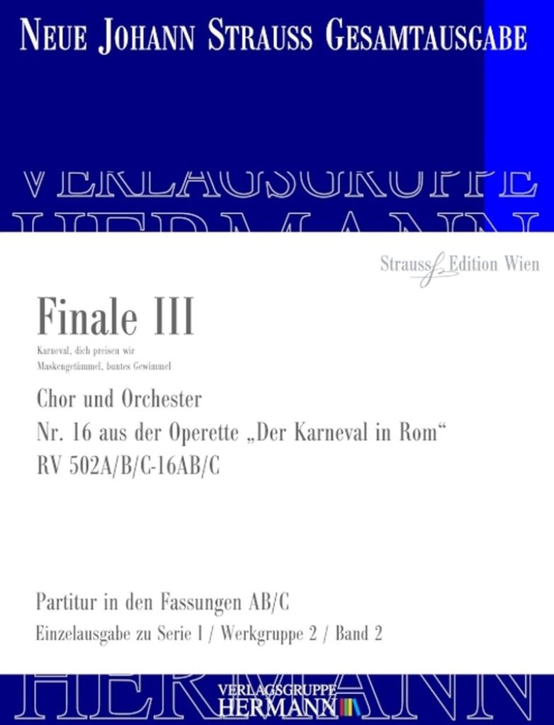 Der Karneval in Rom - Finale III RV 502A/B/C-16-1