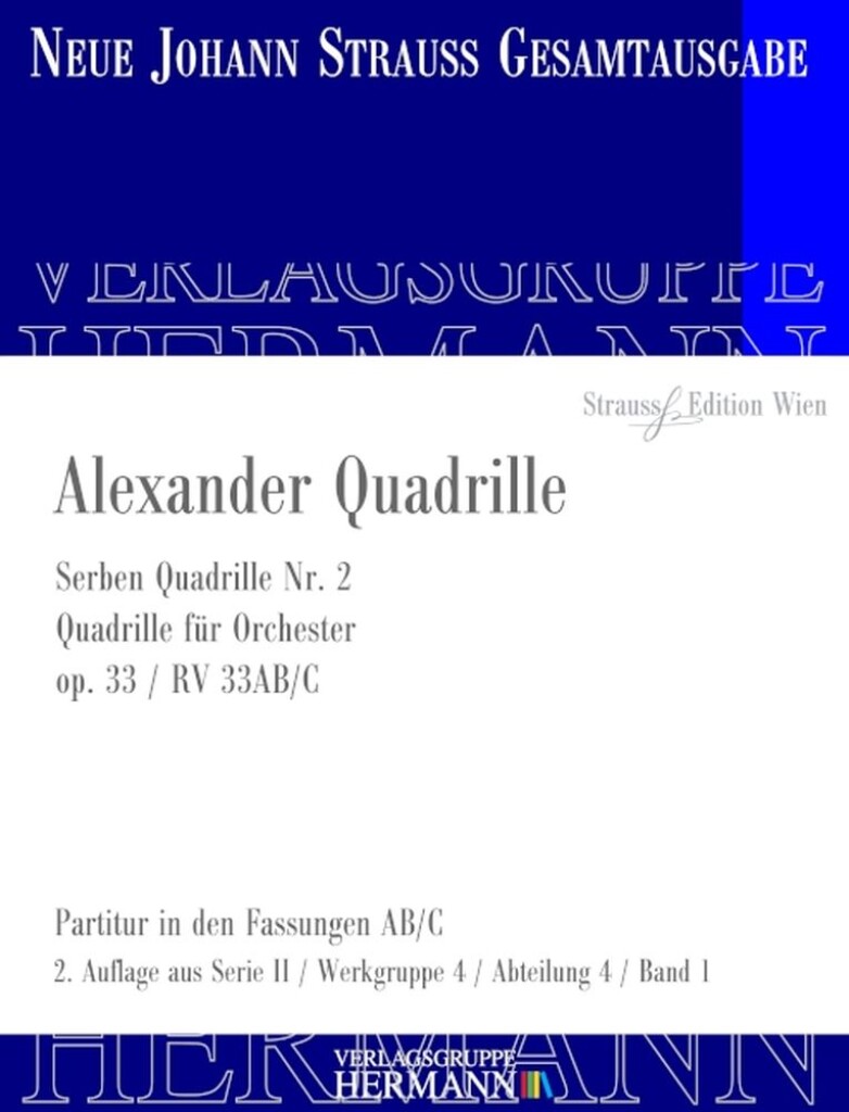 Alexander Quadrille Op. 33 RV 33AB/C