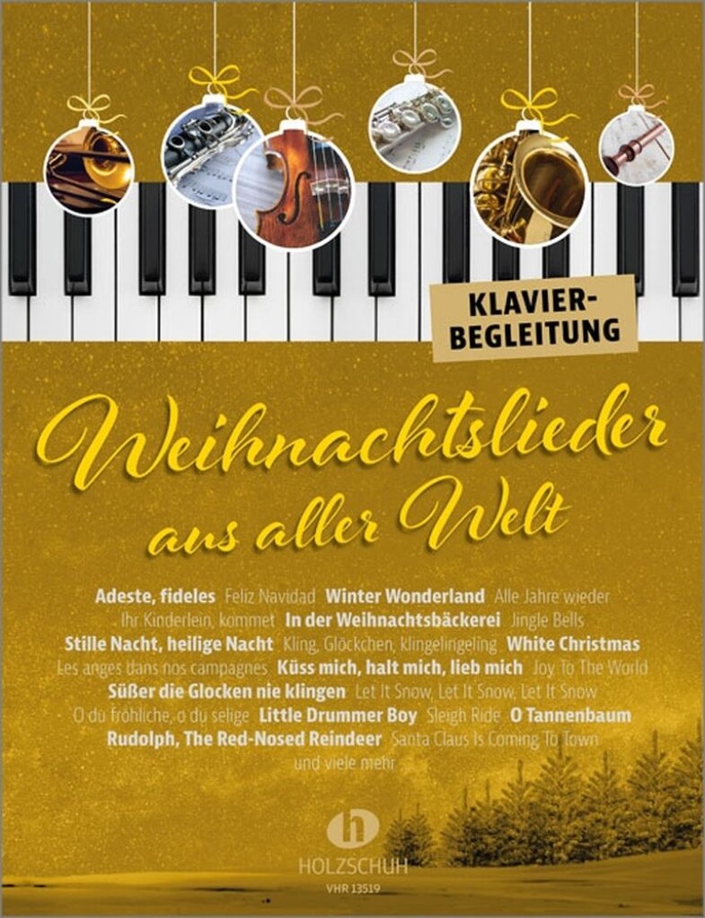 Weihnachtslieder aus aller Welt - Klavierbegl.