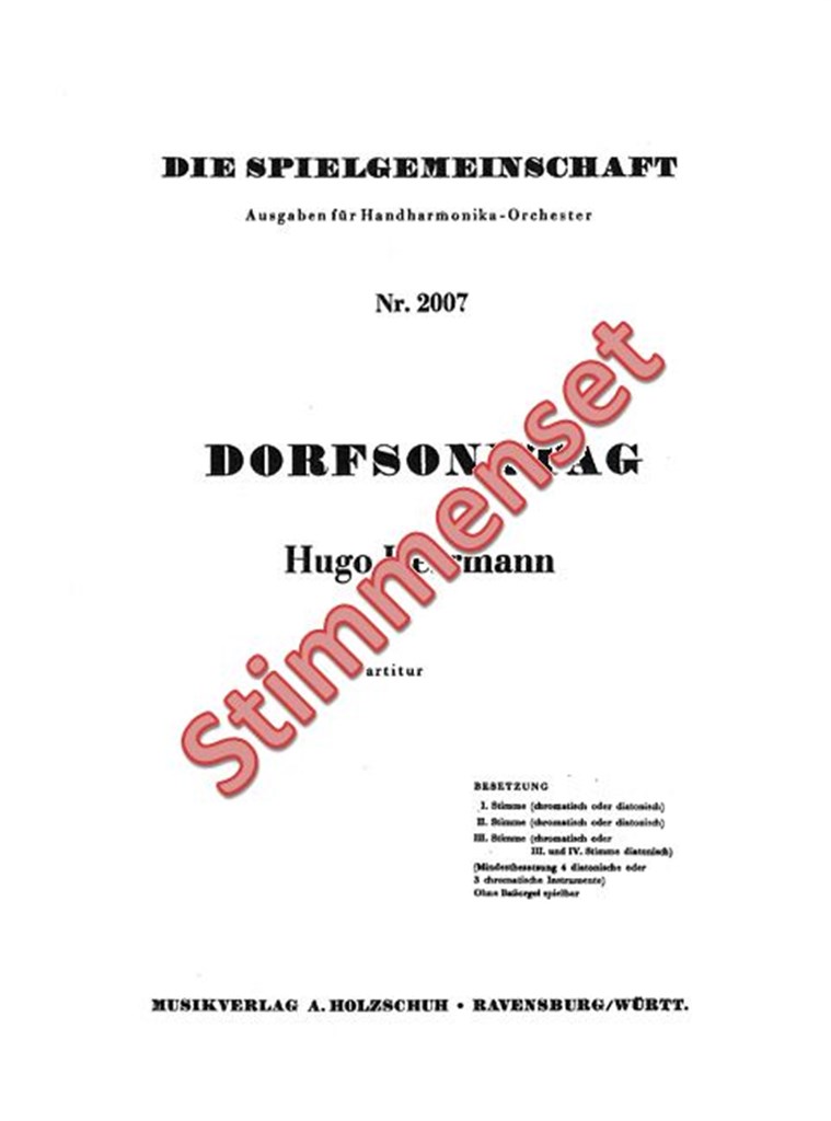 Dorfsonntag