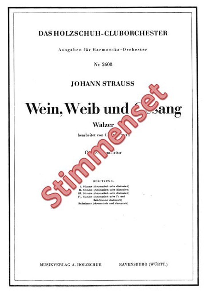 Wein Weib Und Gesang