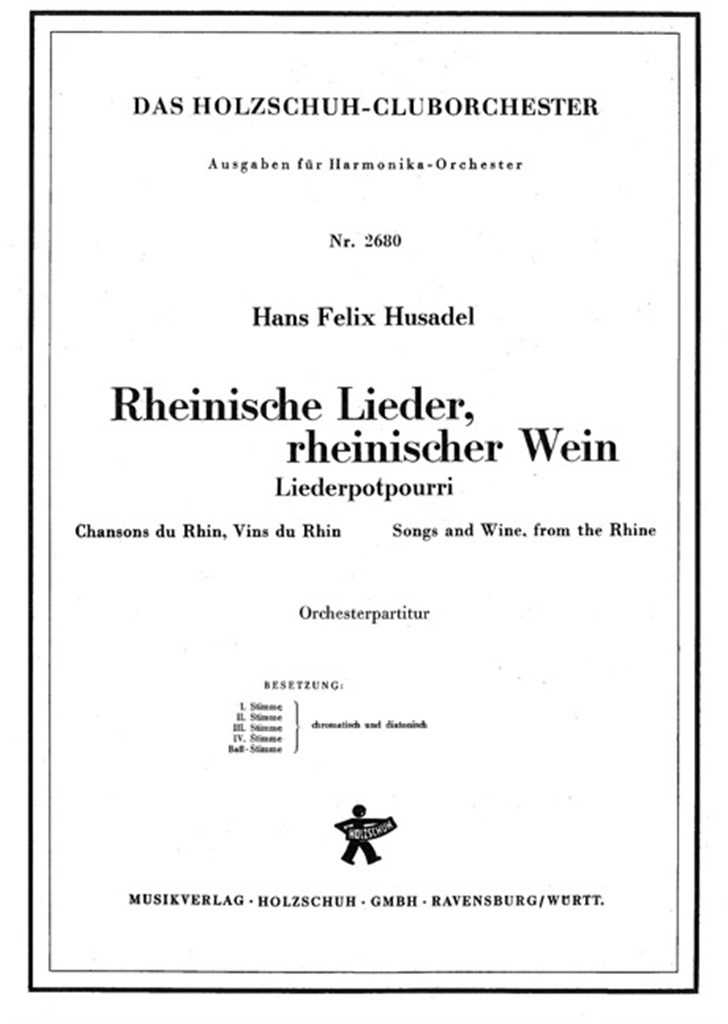 Rheinische Lieder, rheinischer Wein