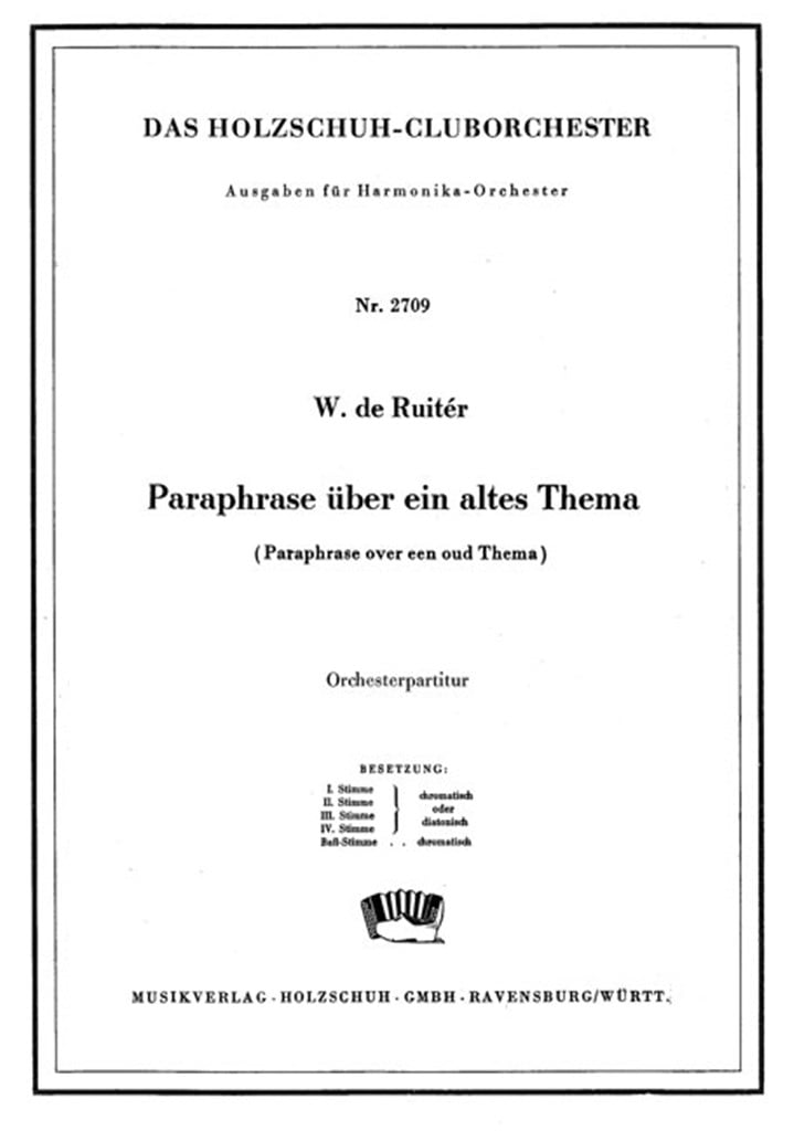 Paraphrase über ein altes Thema