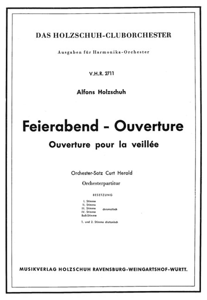 Feierabend Ouvertüre