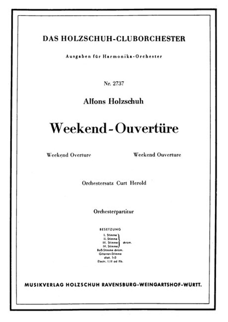 Weekend Ouvertüre