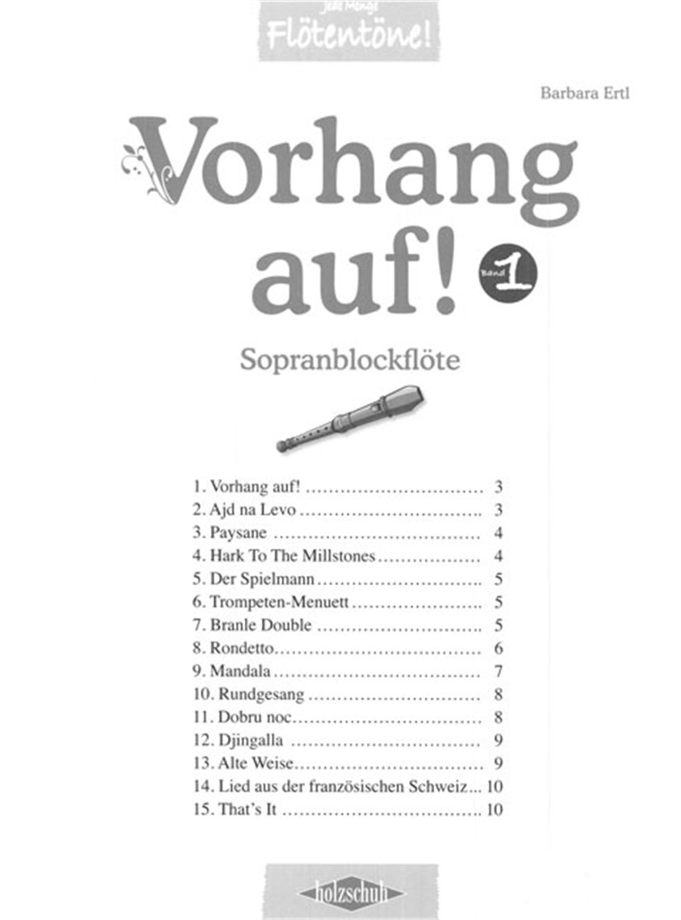 Vorhang auf!, Band 1