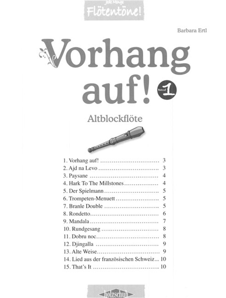 Vorhang auf!, Band 1