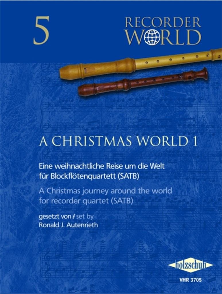 A Christmas World 1 für Blockflötenquartett