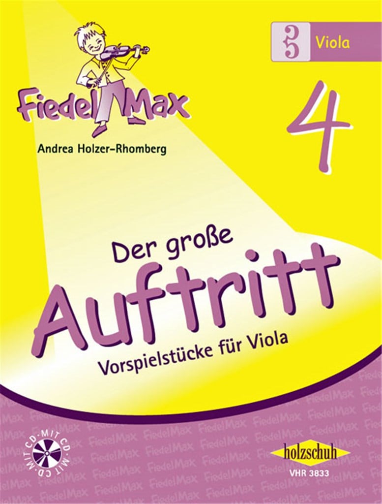 Fiedel-Max für Viola - Der große Auftritt Band 4