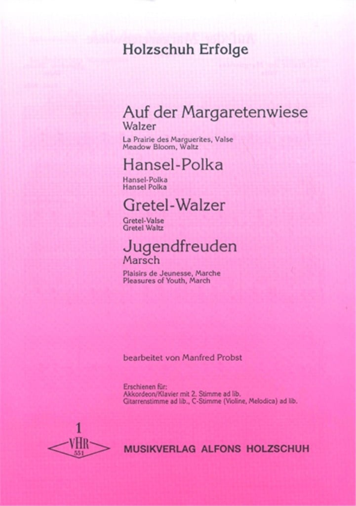 Holzschuh Erfolge, Band 1