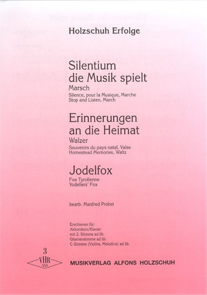 Holzschuh Erfolge, Band 3