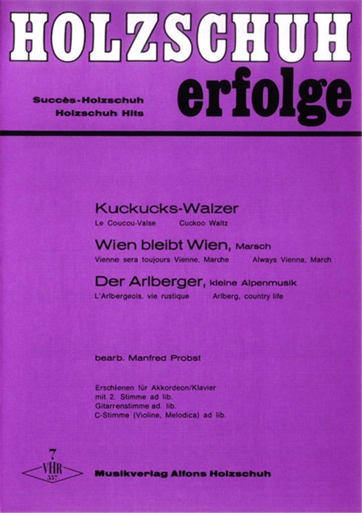 Holzschuh Erfolge, Band 7