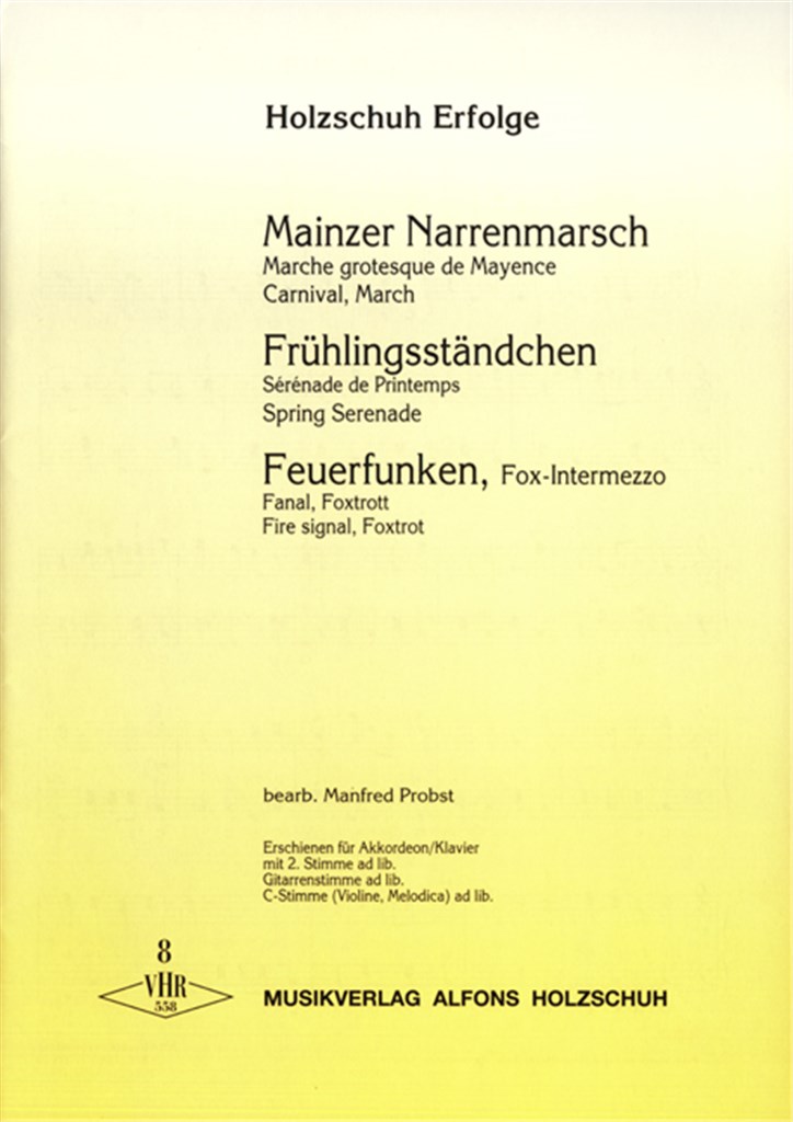 Holzschuh Erfolge, Band 8
