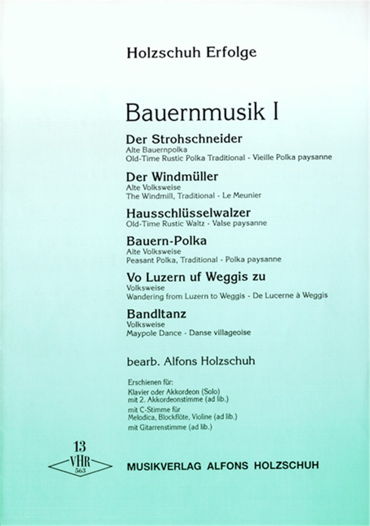 Holzschuh Erfolge, Band 13
