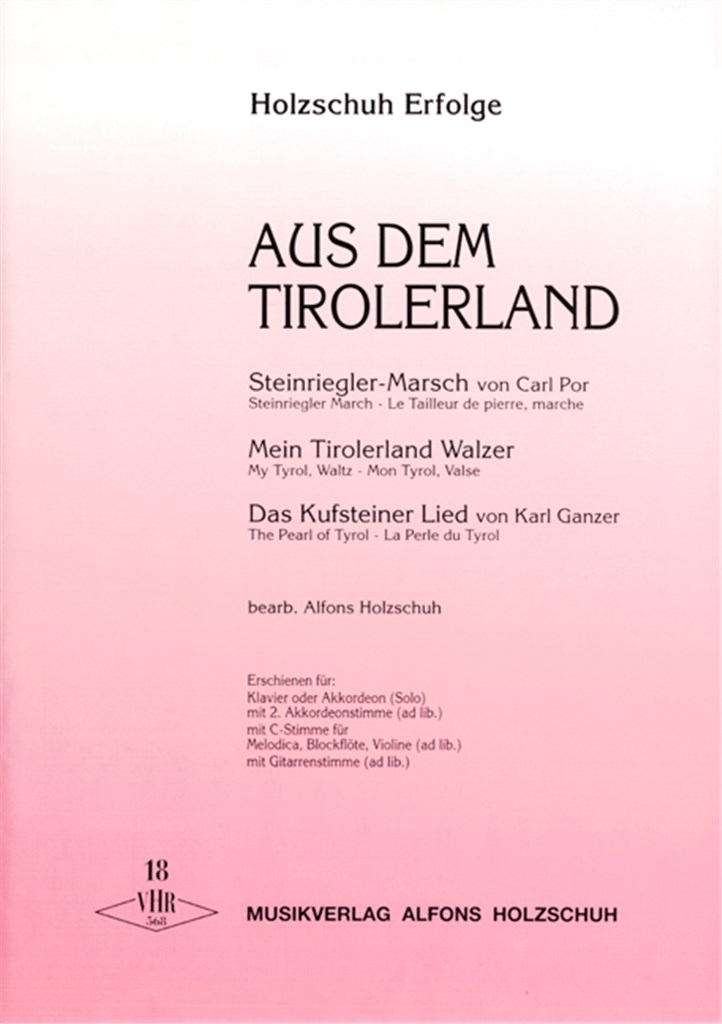 Holzschuh Erfolge, Band 18