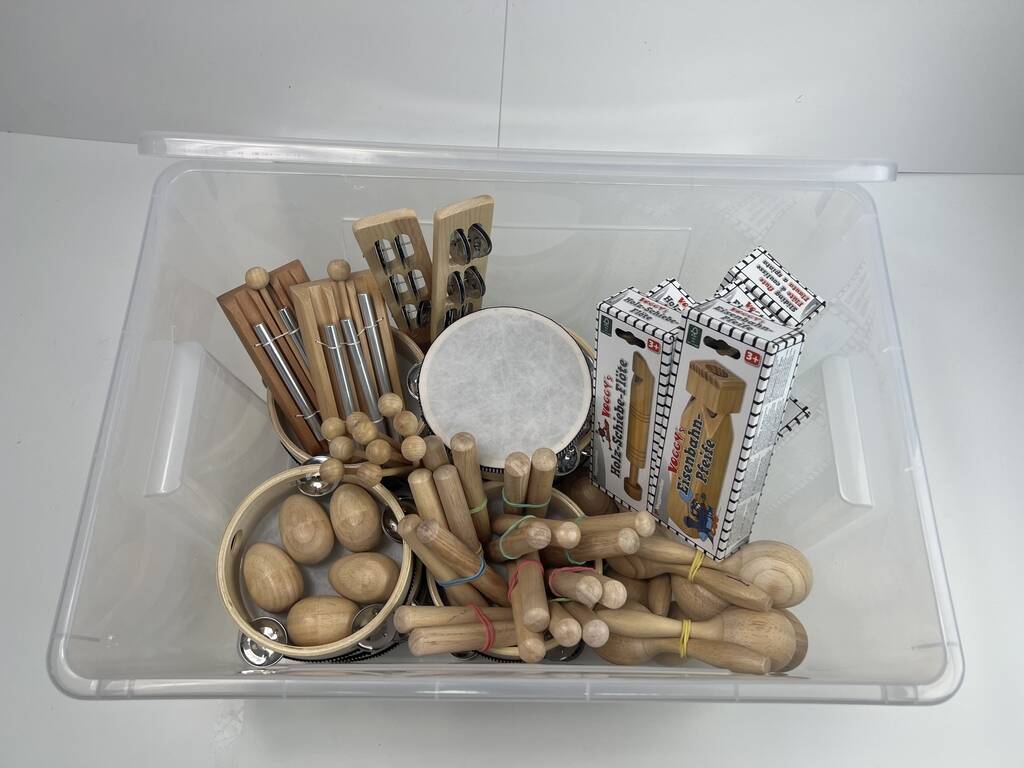 Holz-Percussion-Set für den Kindergarten