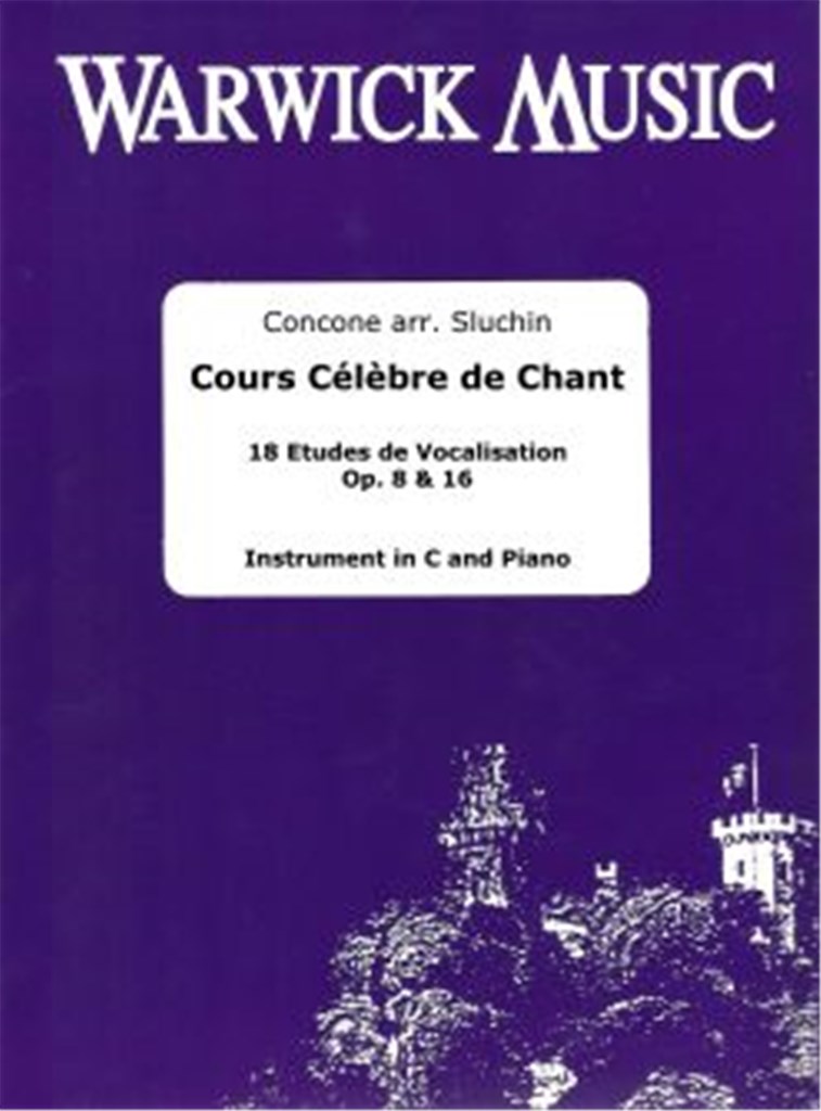 Cours Celebre de Chant 18 Etudes de Vocalisation