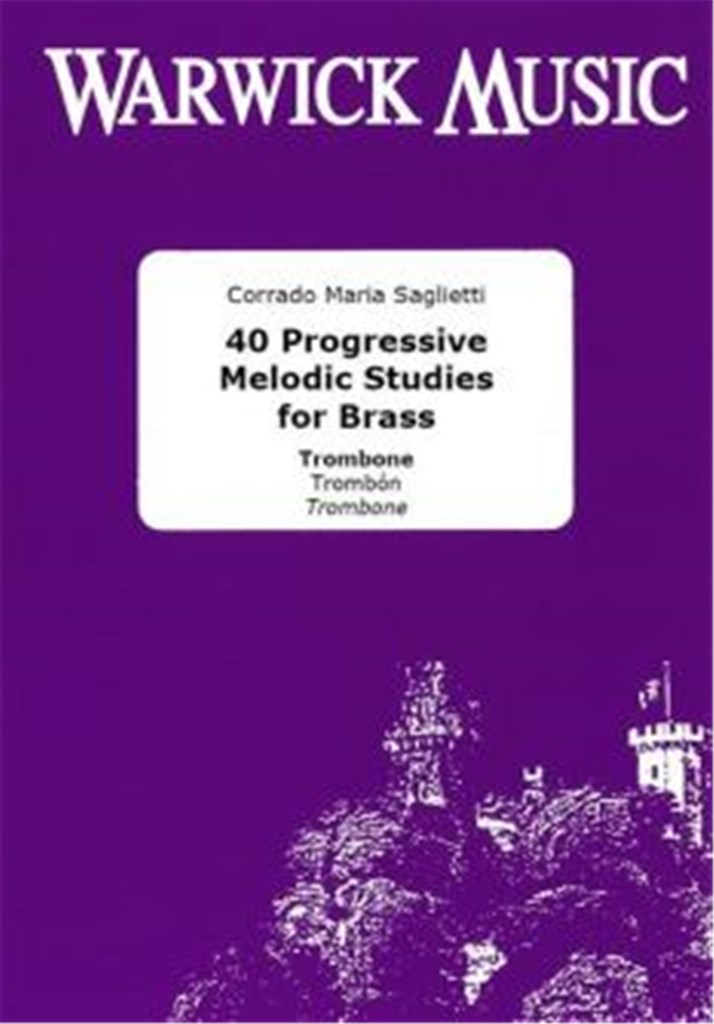 40 Progressive Melodic Studies for Brass