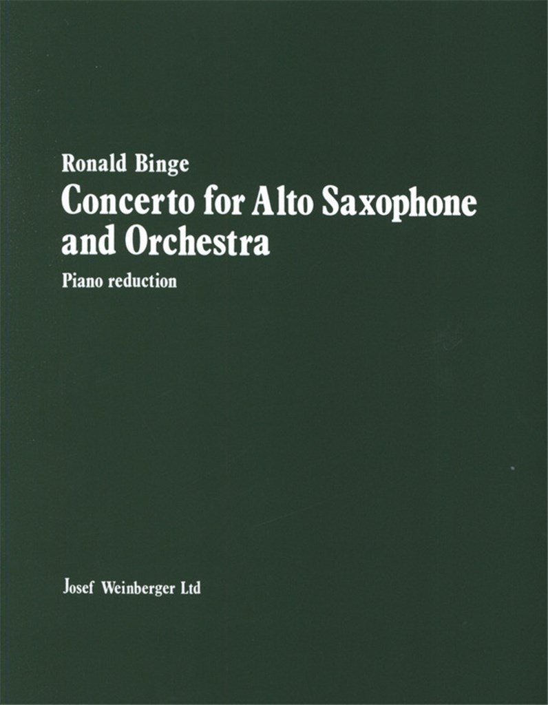 Concerto for Alto Saxophone and Orchestra