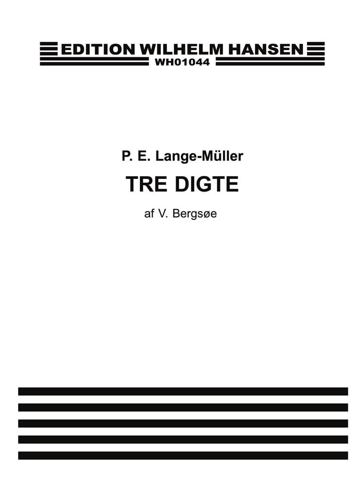 Tre Digte Op. 4