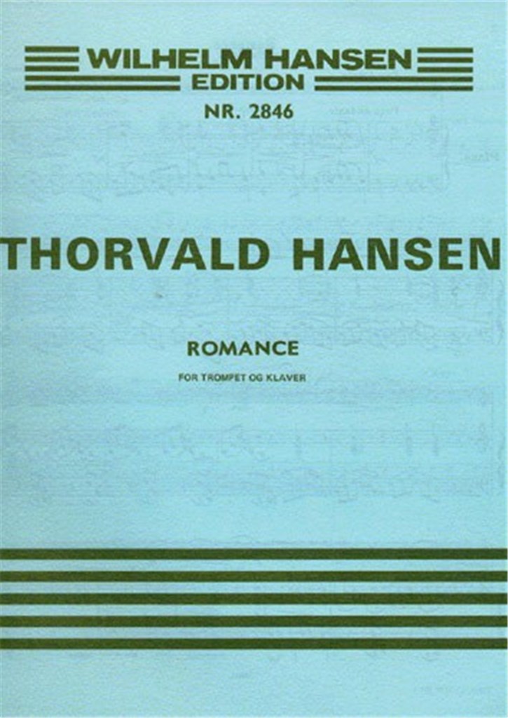 Thorvald Hansen: Romance For Cornet And Piano