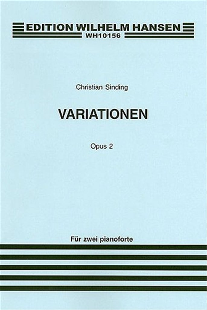Variations For Two Pianos Op. 2