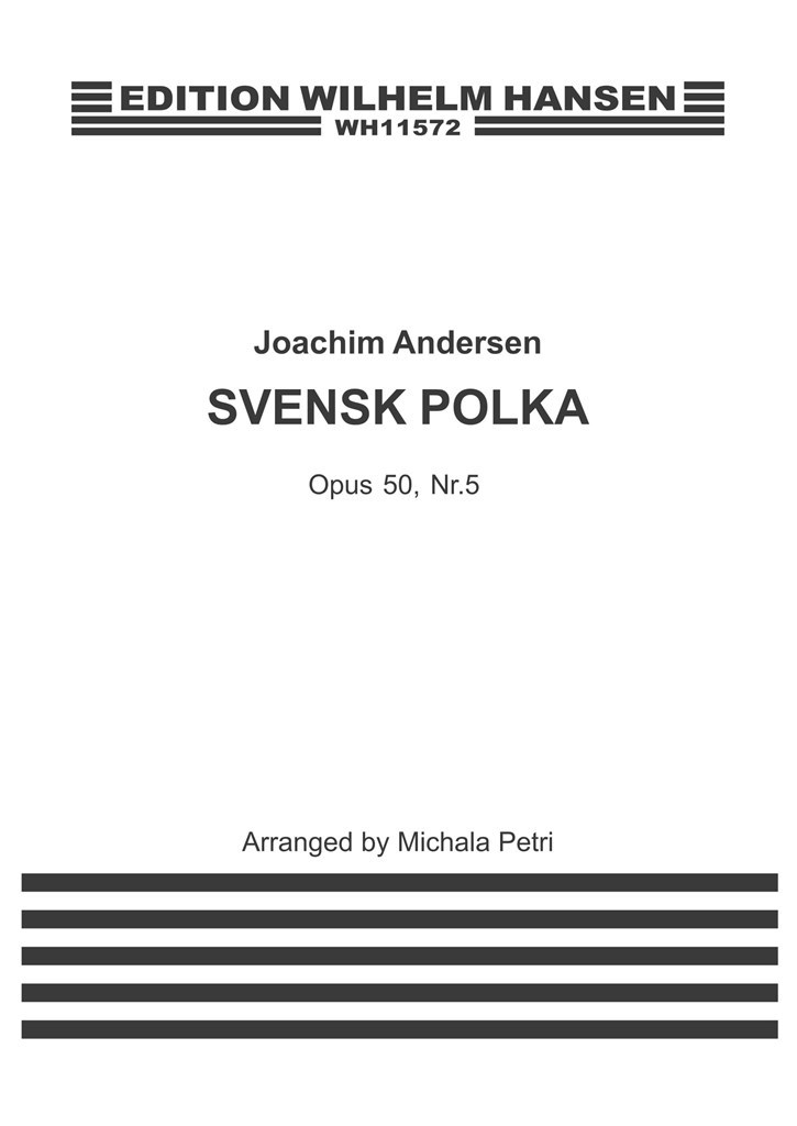 Svensk Polka For Flute and Piano Op. 50 No. 5
