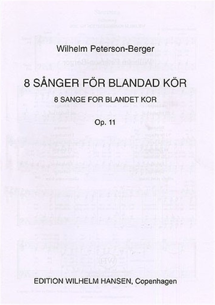 Eight Songs Op. 11