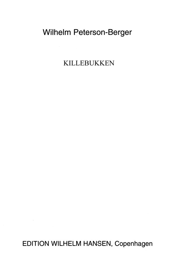 Killebukken Op.11 No.6