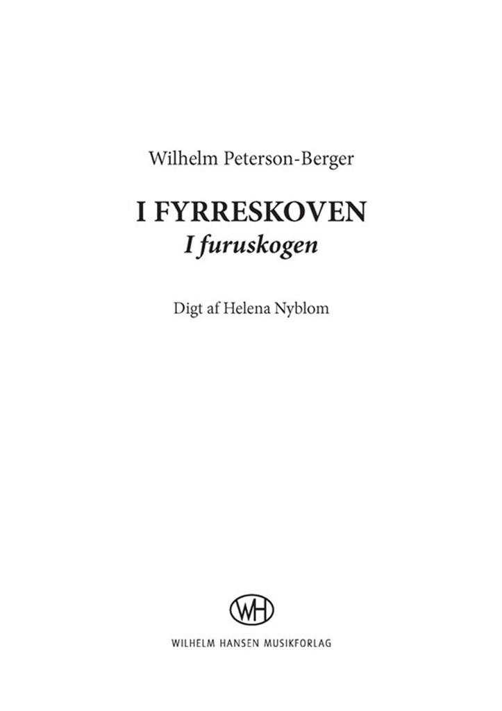 I Fyrreskoven