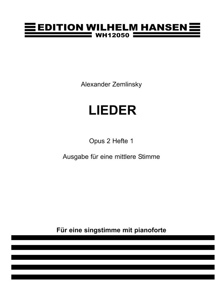 Lieder Op. 2 Book 1