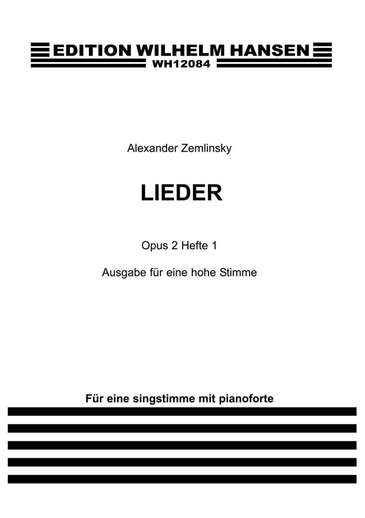 Lieder Op. 2 Book One