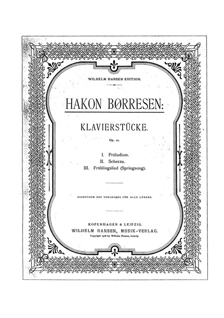 Klavierstücke - No.1 Praeludium