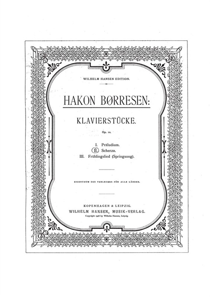 Klavierstücke - No. 2 Scherzo