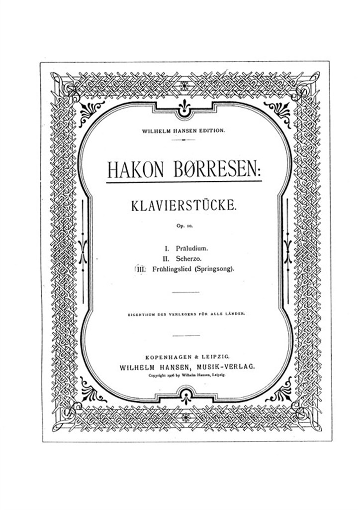 Klavierstücke - No. 3 Fröhling