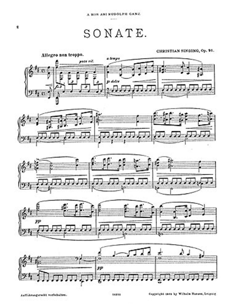 Piano Sonata In B Minor Op.91