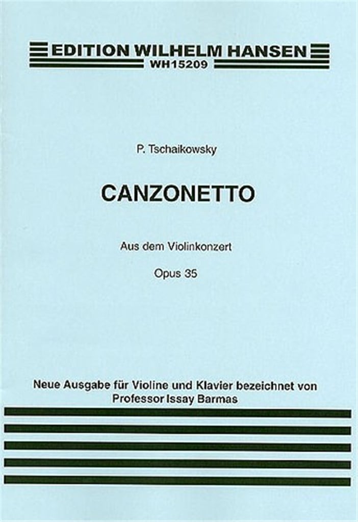 Canzonetta From Violin Concerto In D Op. 35