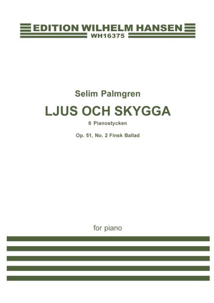 Finsk Ballad Op. 51 No. 2